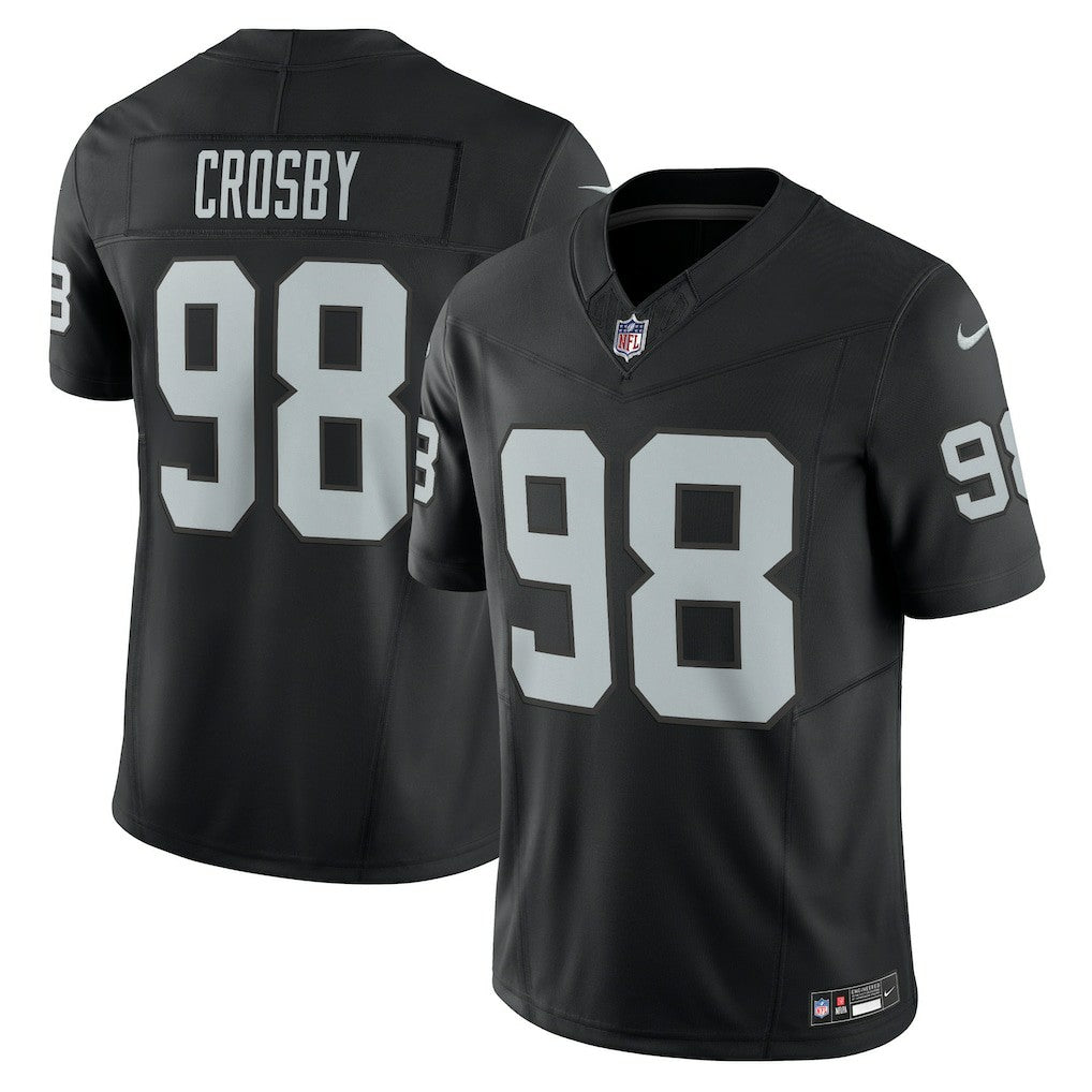 Maxx Crosby Las Vegas Raiders Vapor F.U.S.E. Limited Jersey Black - Nike