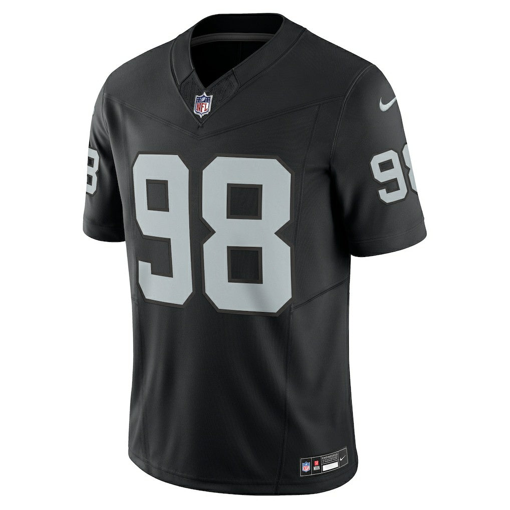 Maxx Crosby Las Vegas Raiders Vapor F.U.S.E. Limited Jersey Black - Nike