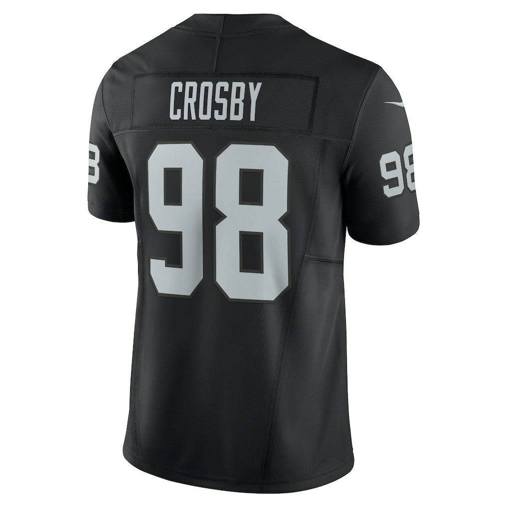 Maxx Crosby Las Vegas Raiders Vapor F.U.S.E. Limited Jersey Black - Nike