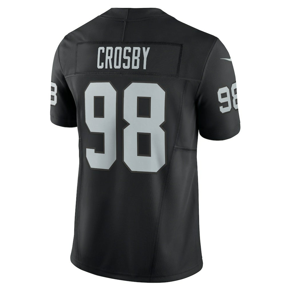 Maxx Crosby Las Vegas Raiders Vapor F.U.S.E. Limited Jersey Black - Nike
