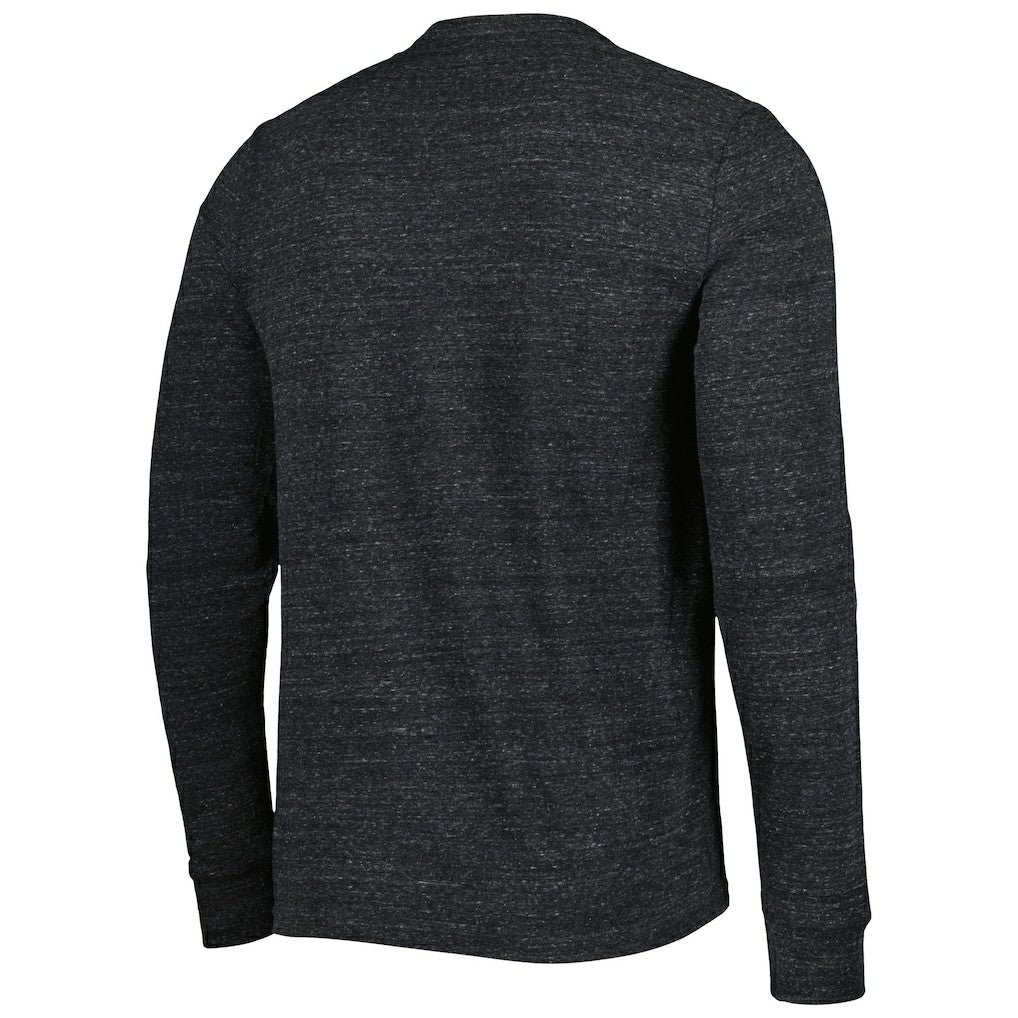 Pittsburgh Steelers Homage Hyper Local Tri-Blend Long Sleeve T-Shirt Charcoal - NFL