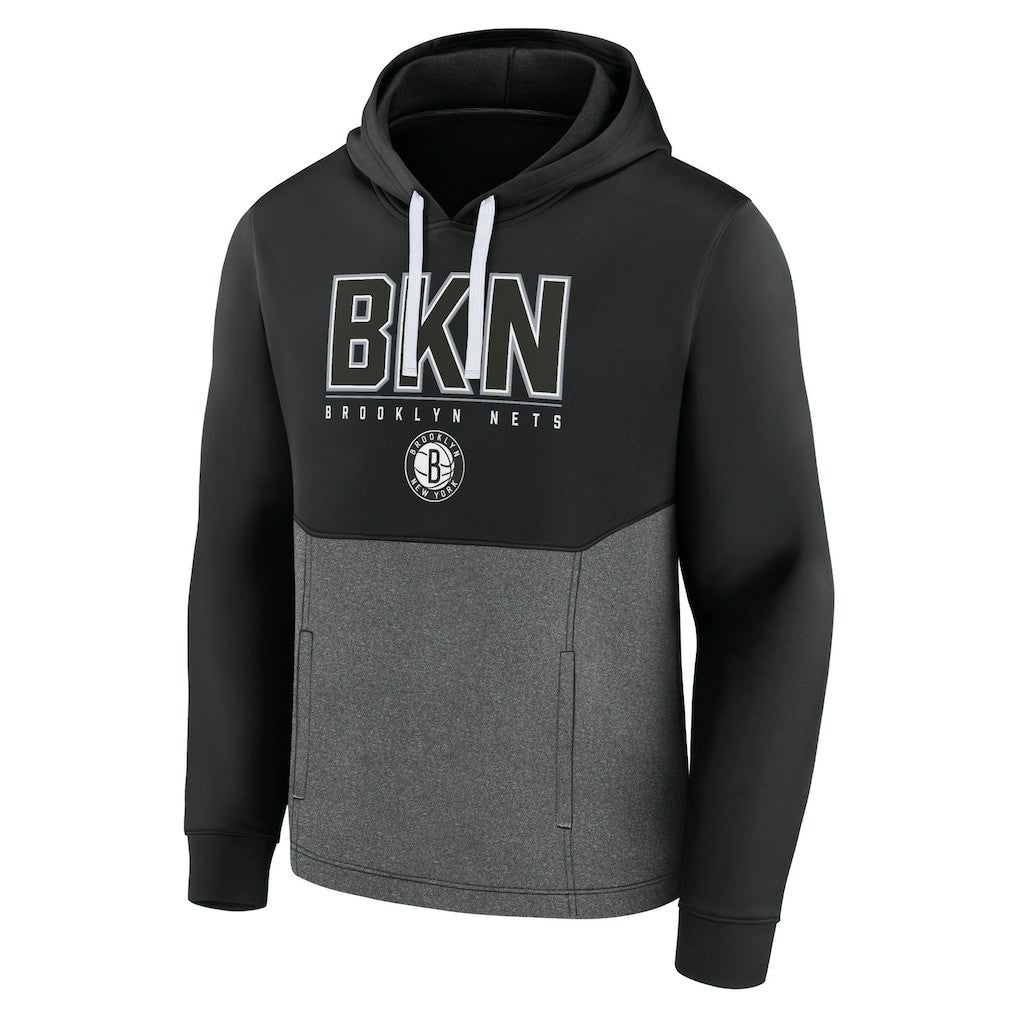 Fanatics - Brooklyn Nets Successful Tri-Blend Pullover Hoodie - Black