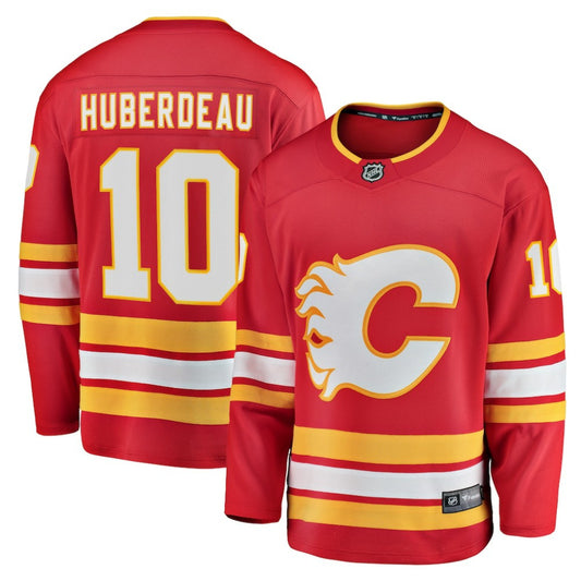 Jonathan Huberdeau Calgary Flames Fanatics Home Breakaway Player Jersey - Red | NHL Jerseys