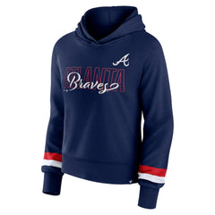 Atlanta Braves Fanatics Women's Over Under Pullover Hoodie Sale