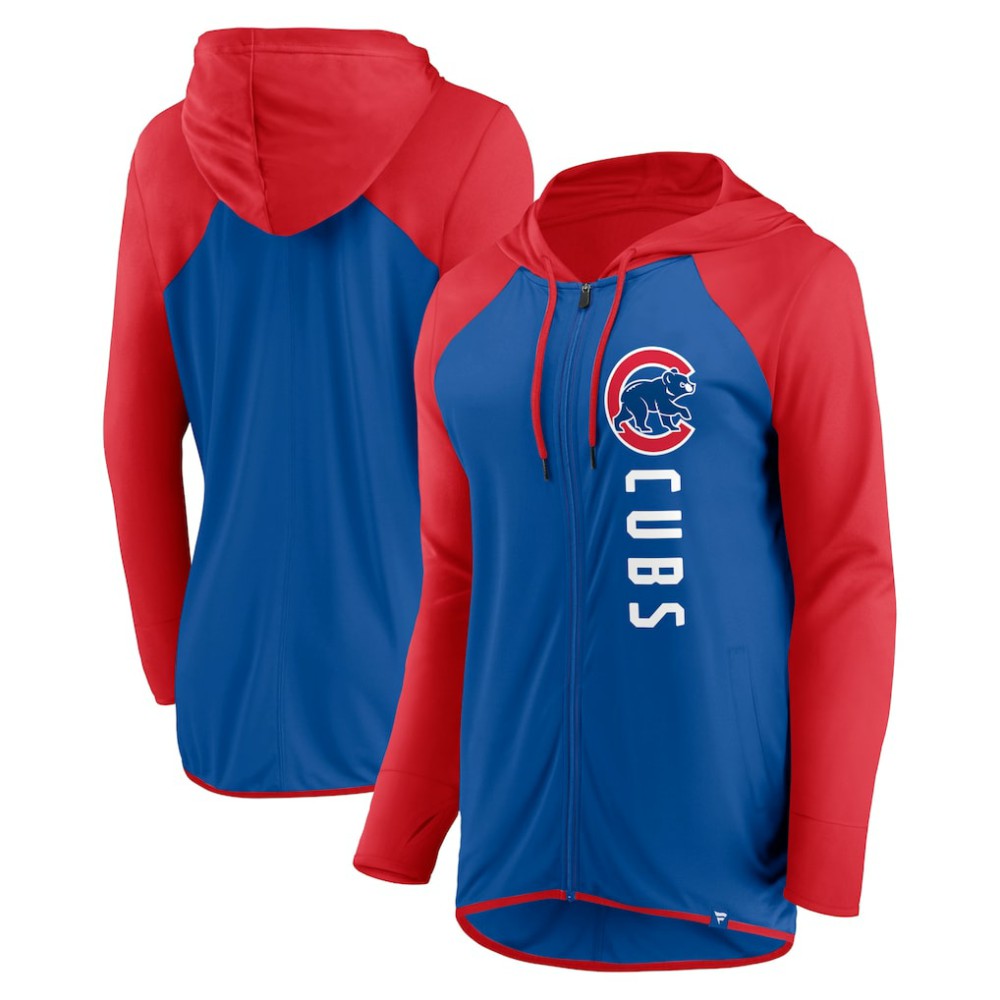 Chicago Cubs Fanatics Women's Forever Fan Full-Zip Hoodie Jacket discount
