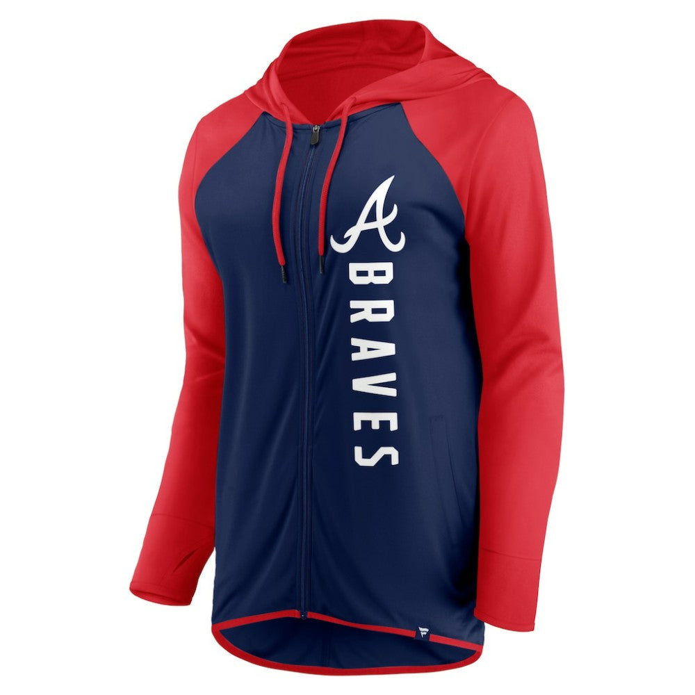Atlanta Braves Fanatics Women's Forever Fan Full-Zip Hoodie Jacket On Sale