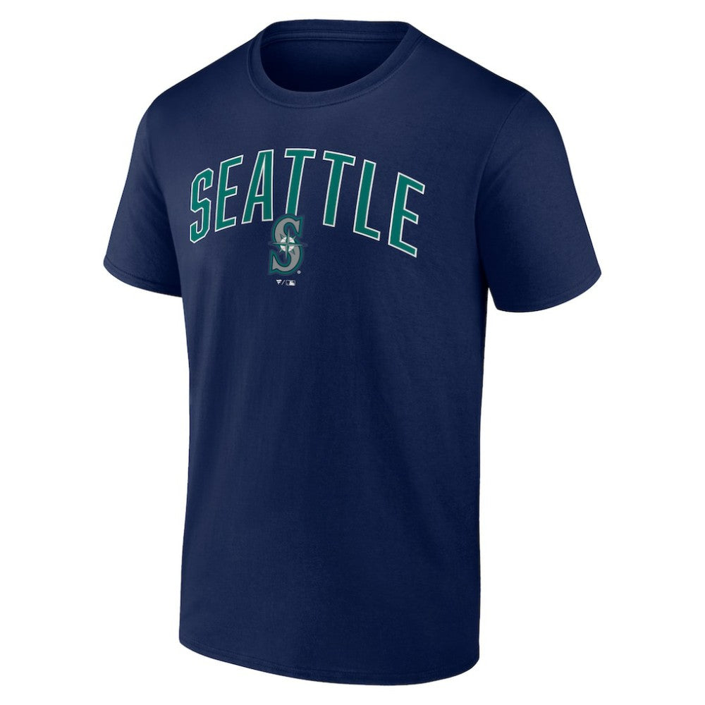Seattle Mariners Fanatics Arch T-Shirt & Shorts Combo Set Lifestyle