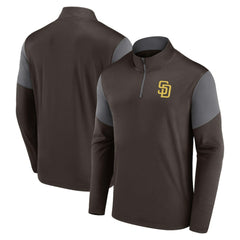 San Diego Padres Fanatics Logo Quarter-Zip Top Online