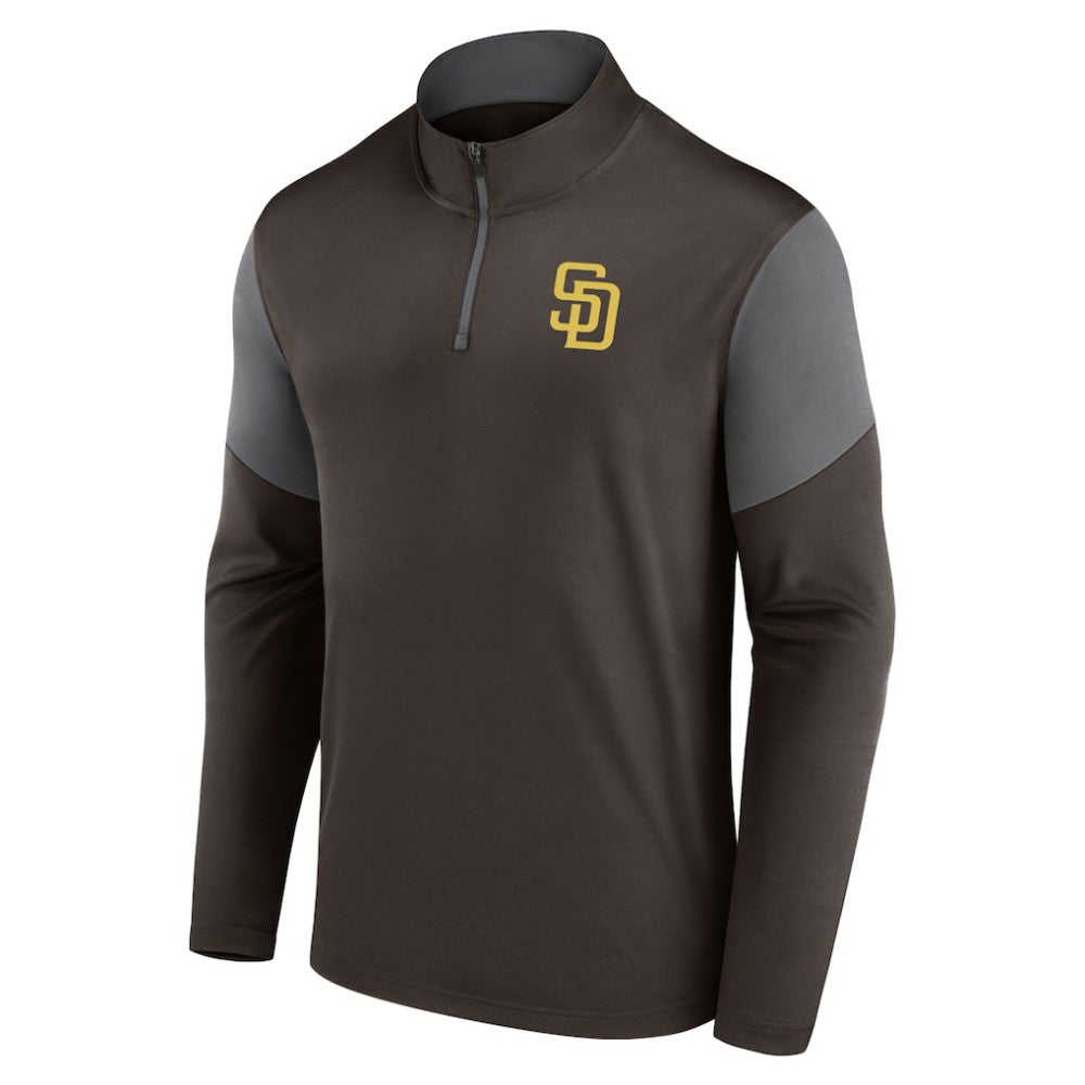 San Diego Padres Fanatics Logo Quarter-Zip Top Online