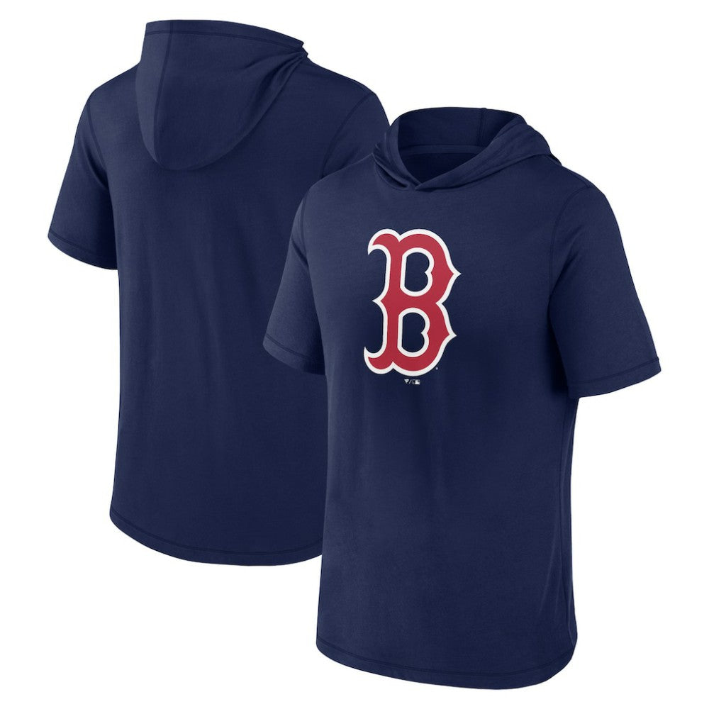 Boston Red Sox Fanatics Short Sleeve Hoodie T-Shirt Sale