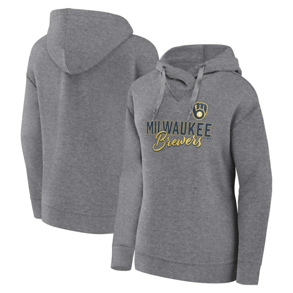 Milwaukee Brewers Fanatics Women's Script Favorite Lightweight Pullover Hoodie Near Me