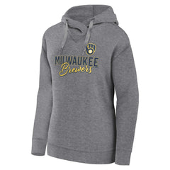 Milwaukee Brewers Fanatics Women's Script Favorite Lightweight Pullover Hoodie Near Me