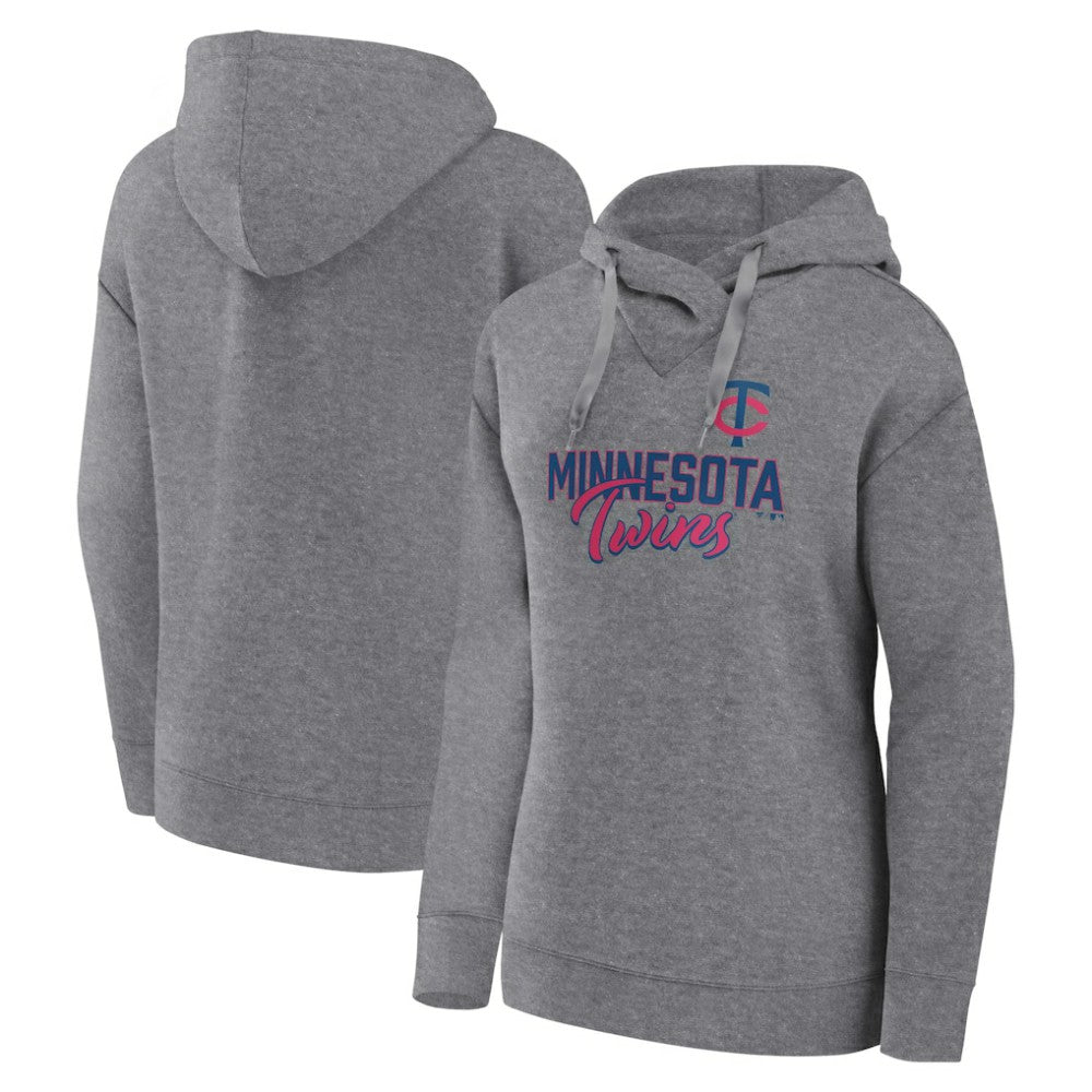 Minnesota Twins Fanatics Women's Script Favorite Lightweight Pullover Hoodie Lifestyle
