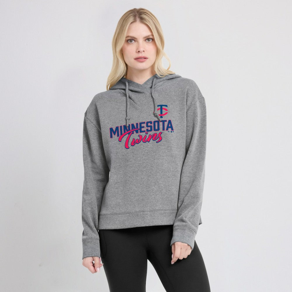Minnesota Twins Fanatics Women's Script Favorite Lightweight Pullover Hoodie Lifestyle