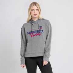 Minnesota Twins Fanatics Women's Script Favorite Lightweight Pullover Hoodie Lifestyle