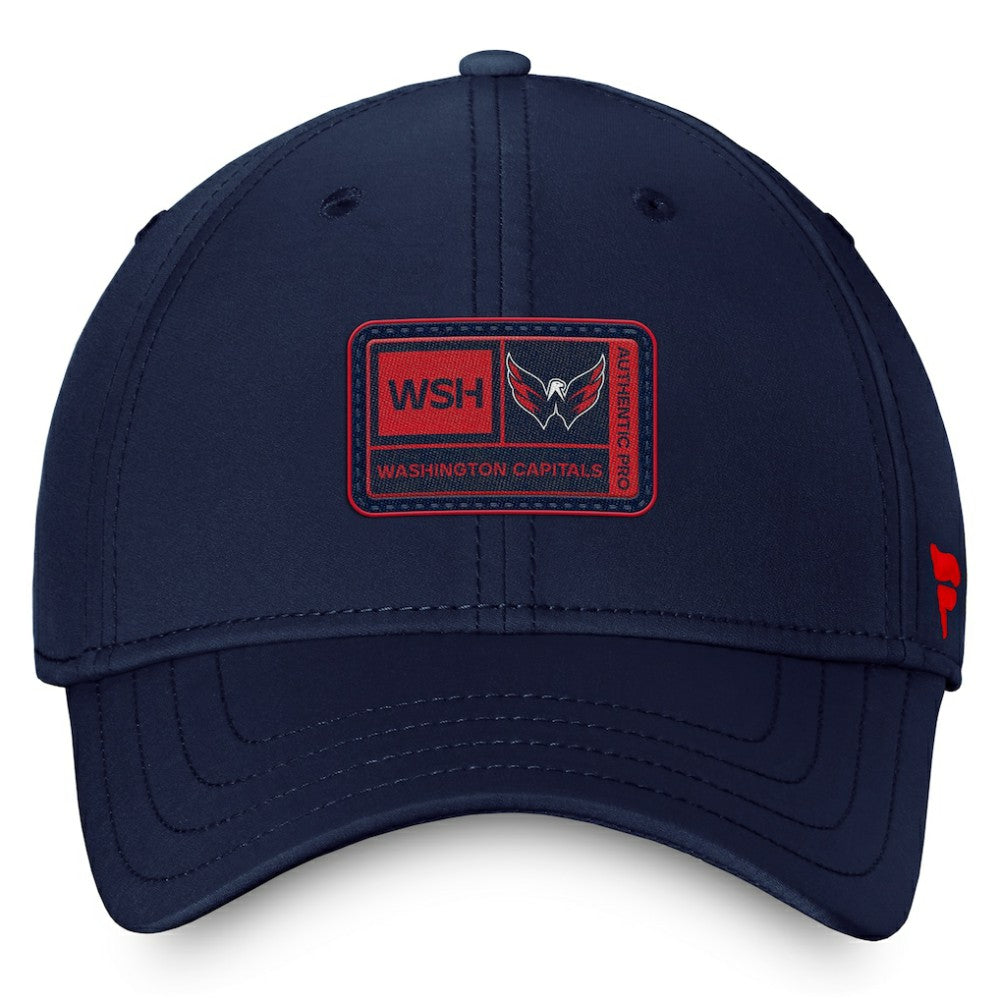 Washington Capitals Fanatics Authentic Pro Training Camp Flex Hat – Navy