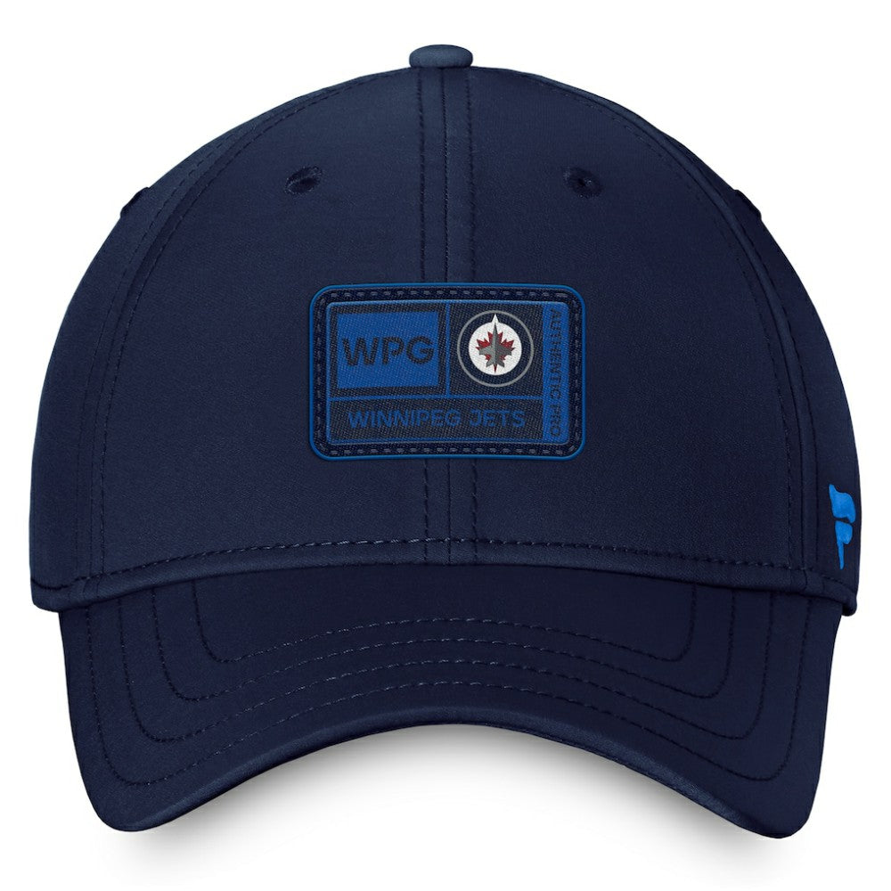 Winnipeg Jets - Fanatics Authentic Pro Training Camp Flex Hat – Navy