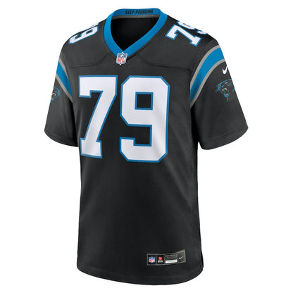 Ikem Ekwonu Carolina Panthers Game Jersey - Black | NFL Jerseys