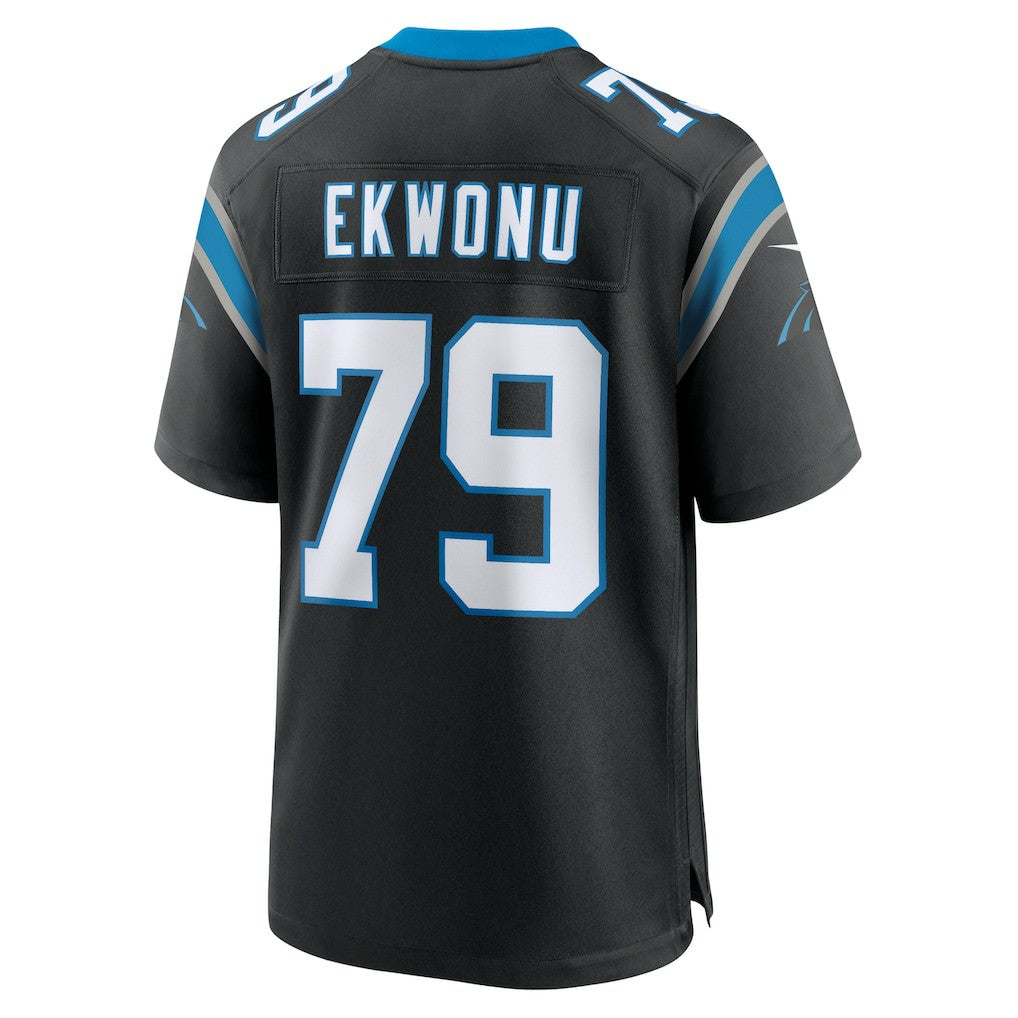 Ikem Ekwonu Carolina Panthers Game Jersey - Black | NFL Jerseys