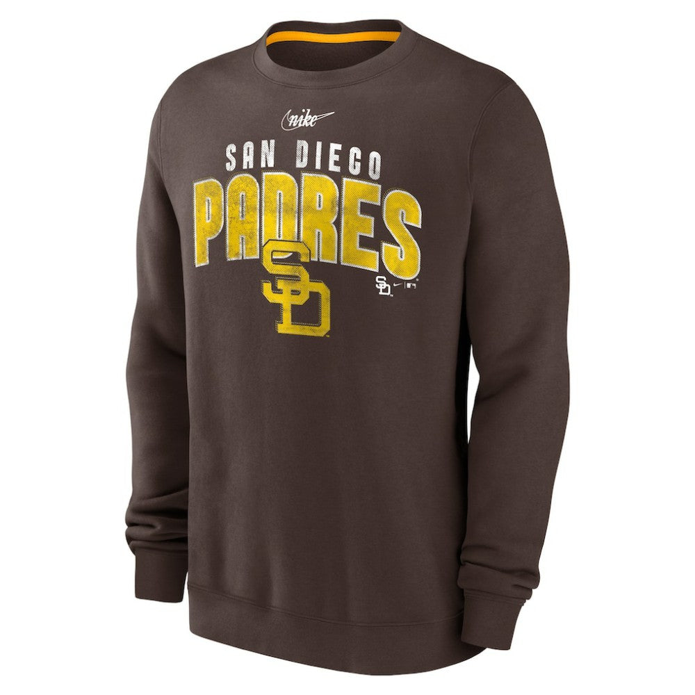 San Diego Padres Nike Cooperstown Collection Team Shout Out Pullover Sweatshirt Clearance