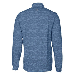 Chicago Cubs Cutter & Buck Big & Tall Traverse Camo Print Stretch Quarter-Zip Pullover Top Sale