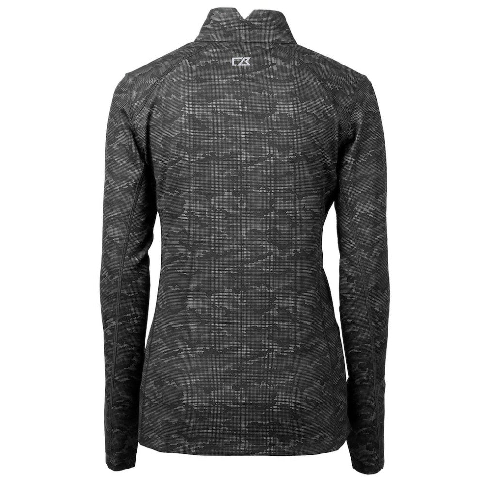 Baltimore Orioles Cutter & Buck Women's Traverse Camo Print Stretch Quarter-Zip Pullover Top Online