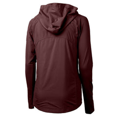 Washington Commanders Cutter & Buck Women's Adapt Eco Knit Hybrid Recycled Full-Zip Hoodie Burgundy - NFL