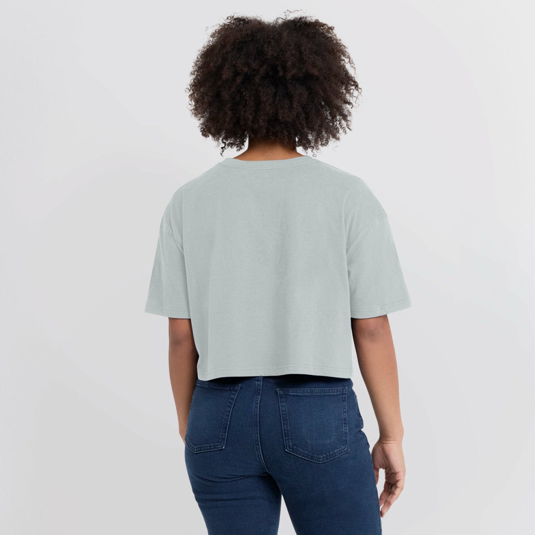 Green Bay Packers Women's Elements Super Soft Boxy Cropped T-Shirt Gray - Fanatics