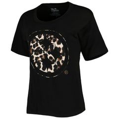 T.J. Watt Pittsburgh Steelers Majestic Threads Women's Leopard Player Name & Number T-Shirt Black - NFL