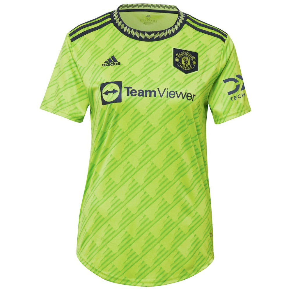 Adidas Scott McTominay Manchester United Women's 2022/23 Third Replica Player Jerseys - Neon Green