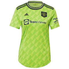 Adidas Scott McTominay Manchester United Women's 2022/23 Third Replica Player Jerseys - Neon Green