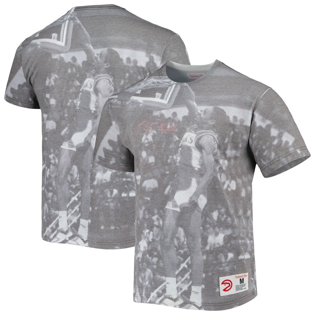 Mitchell & Ness - Spud Webb Atlanta Hawks Above The Rim T-Shirt - Heather Gray