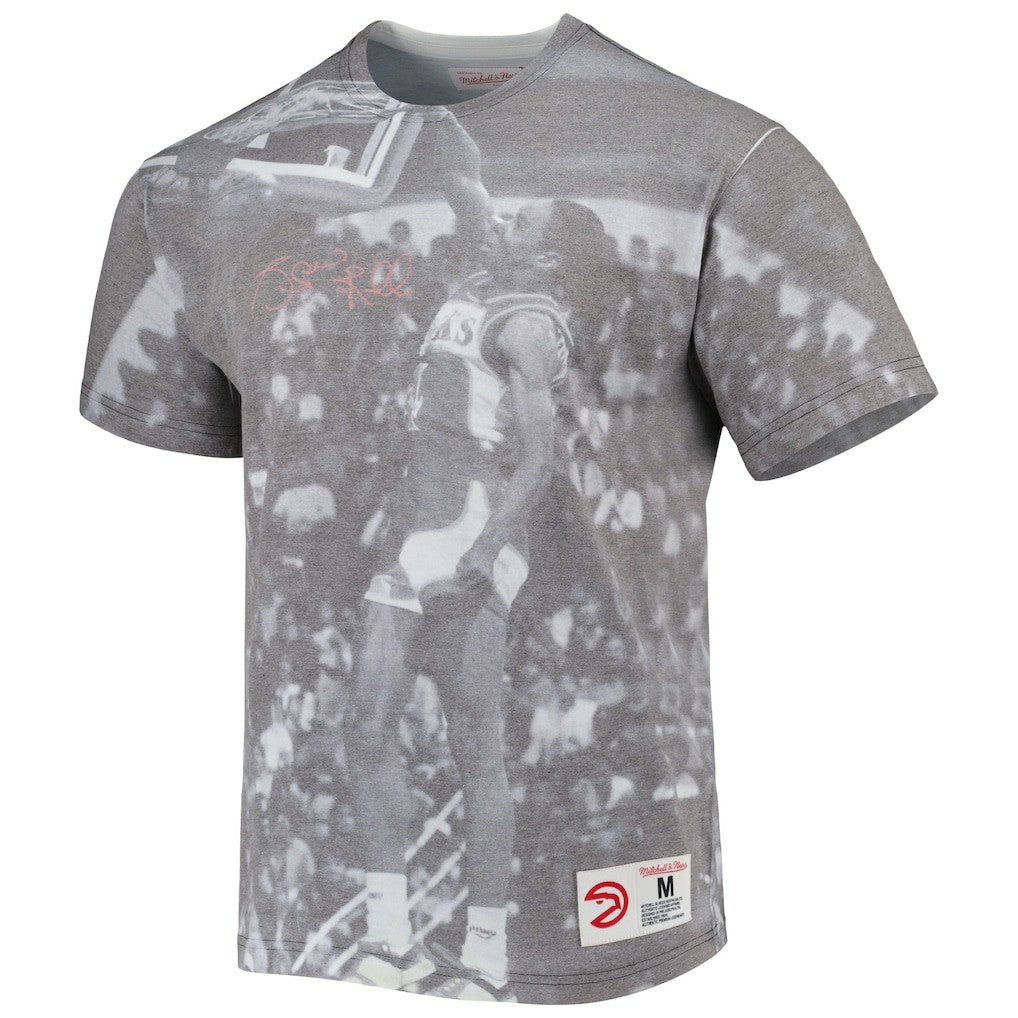 Mitchell & Ness - Spud Webb Atlanta Hawks Above The Rim T-Shirt - Heather Gray