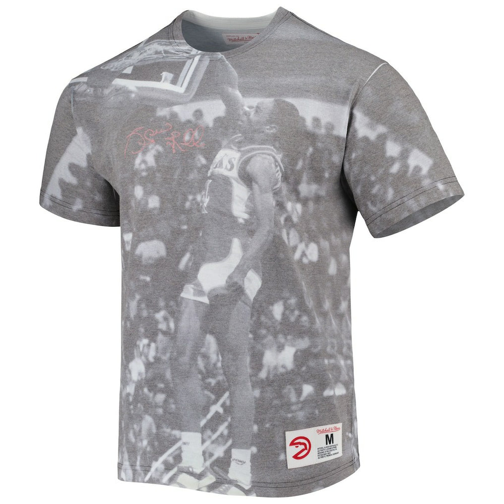 Mitchell & Ness - Spud Webb Atlanta Hawks Above The Rim T-Shirt - Heather Gray