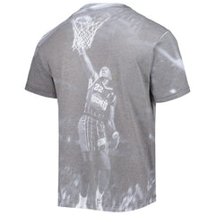 Mitchell & Ness - Clyde Drexler Houston Rockets Above The Rim T-Shirt - Heather Gray