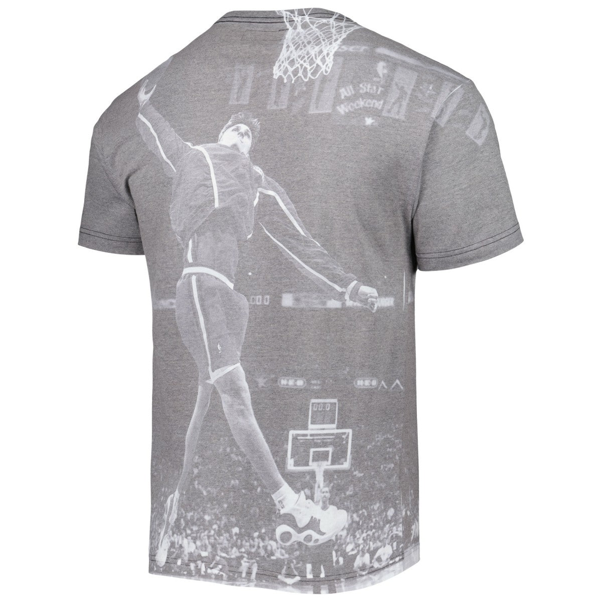 Mitchell & Ness - Brent Barry LA Clippers Above The Rim T-Shirt - Heather Gray