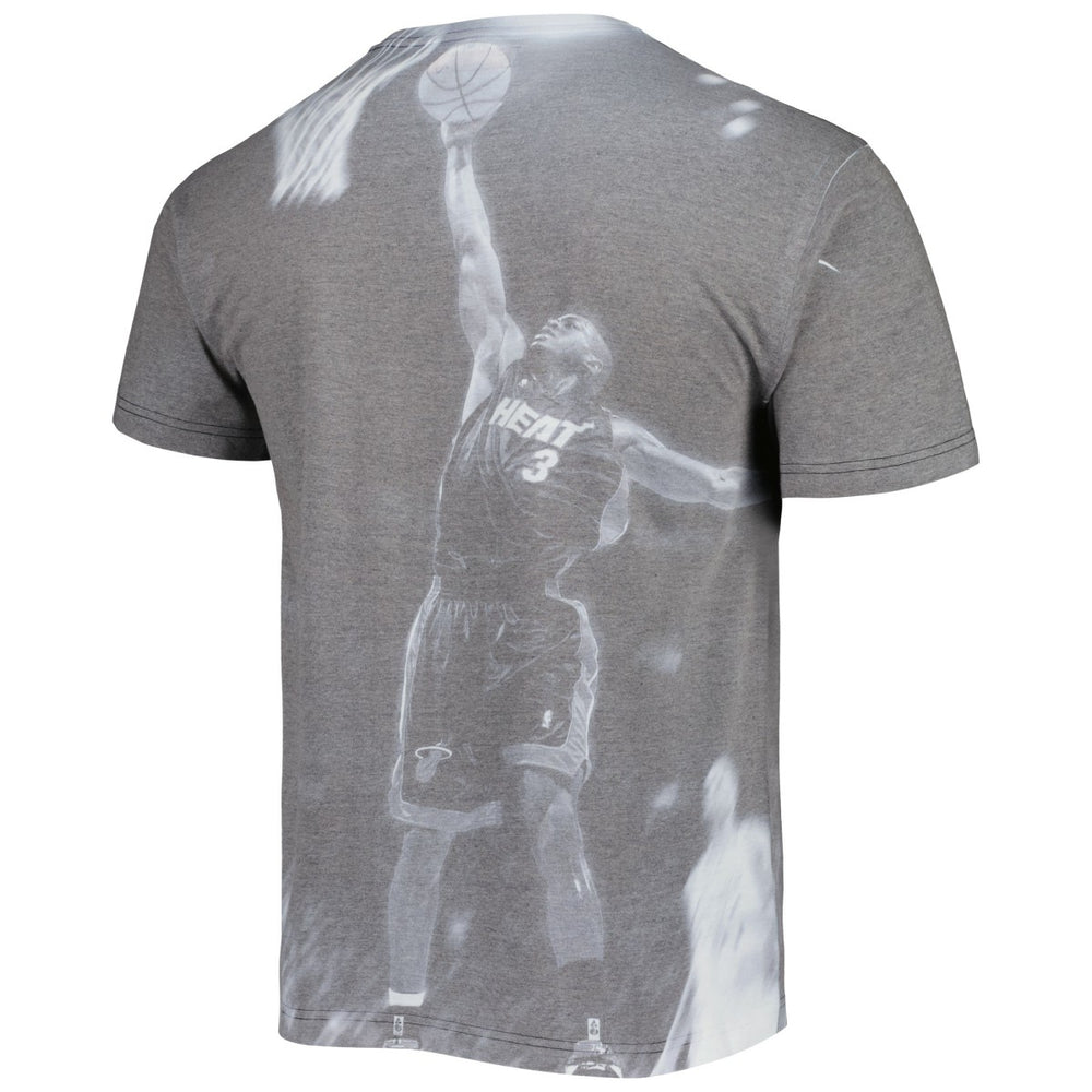 Mitchell & Ness - Dwyane Wade Miami Heat Above The Rim T-Shirt - Heather Gray