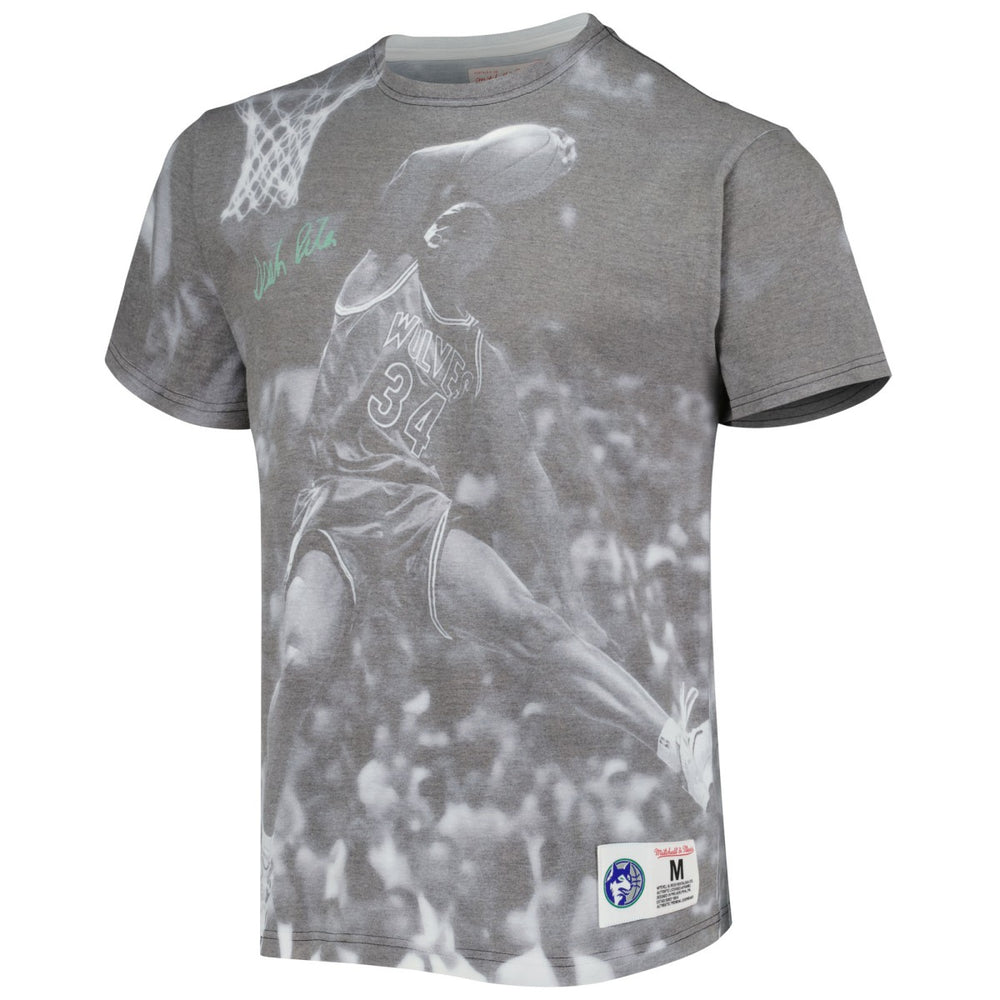 Mitchell & Ness - Isaiah Rider Minnesota Timberwolves Above The Rim T-Shirt - Gray
