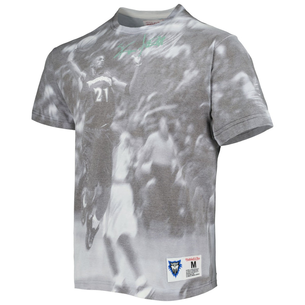 Mitchell & Ness - Kevin Garnett Minnesota Timberwolves Above The Rim T-Shirt - Heather Gray