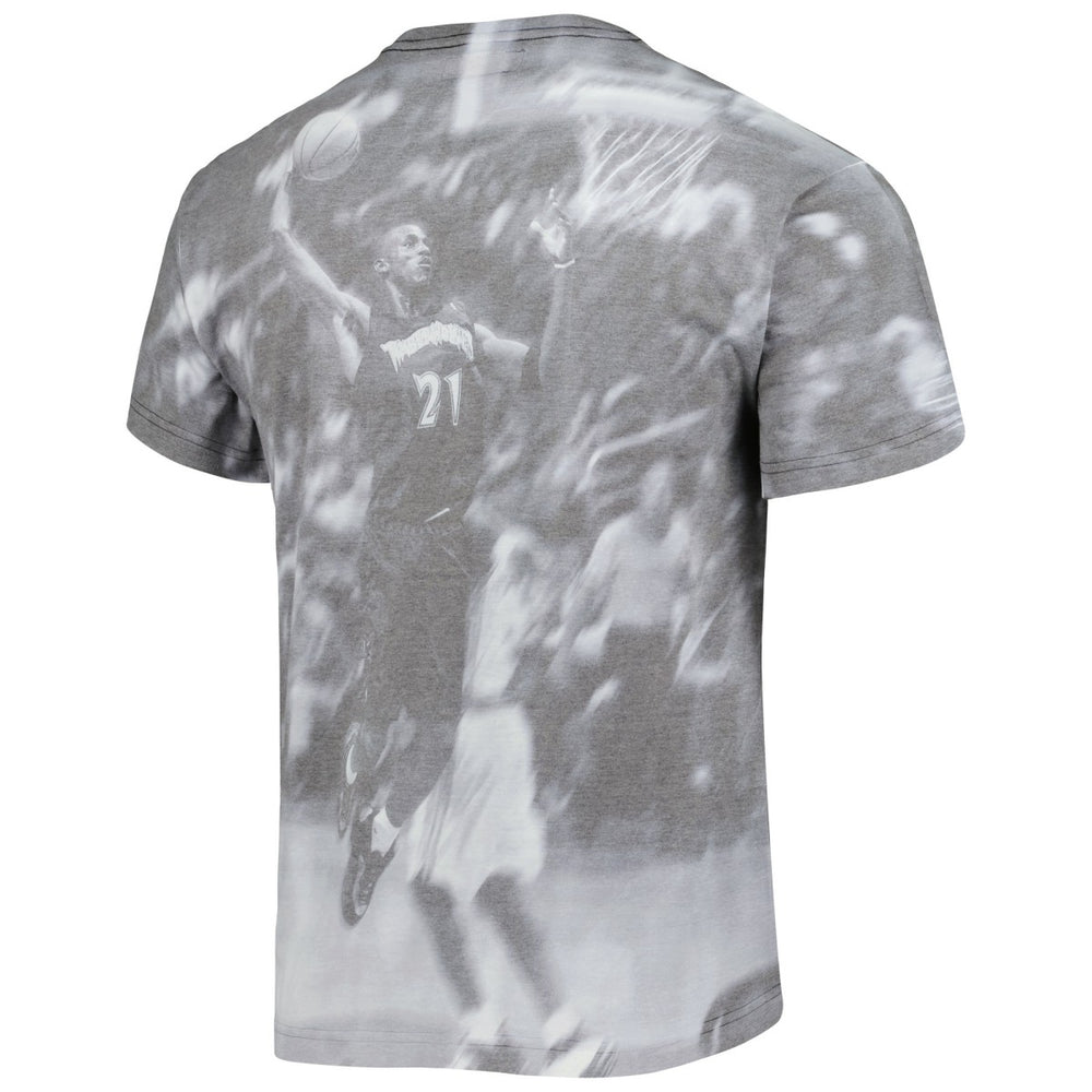 Mitchell & Ness - Kevin Garnett Minnesota Timberwolves Above The Rim T-Shirt - Heather Gray