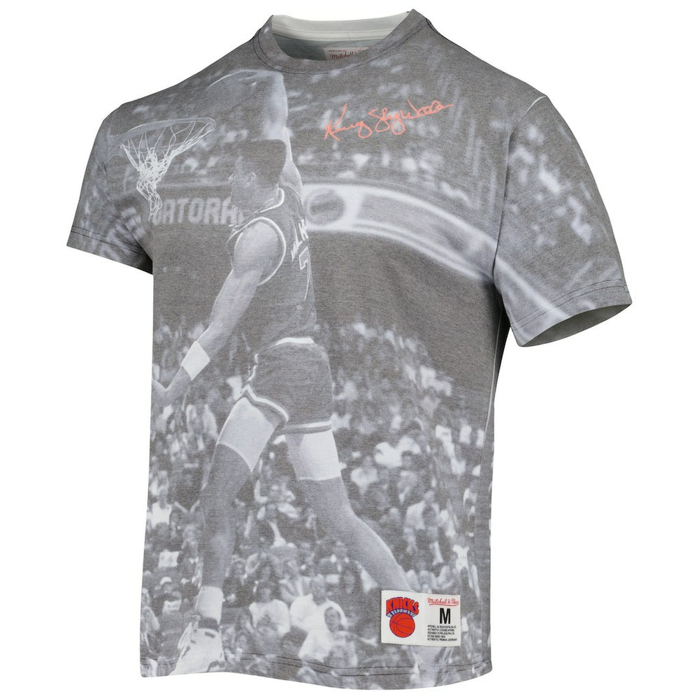 Mitchell & Ness - Kenny Walker New York Knicks Above The Rim T-Shirt - Heather Gray