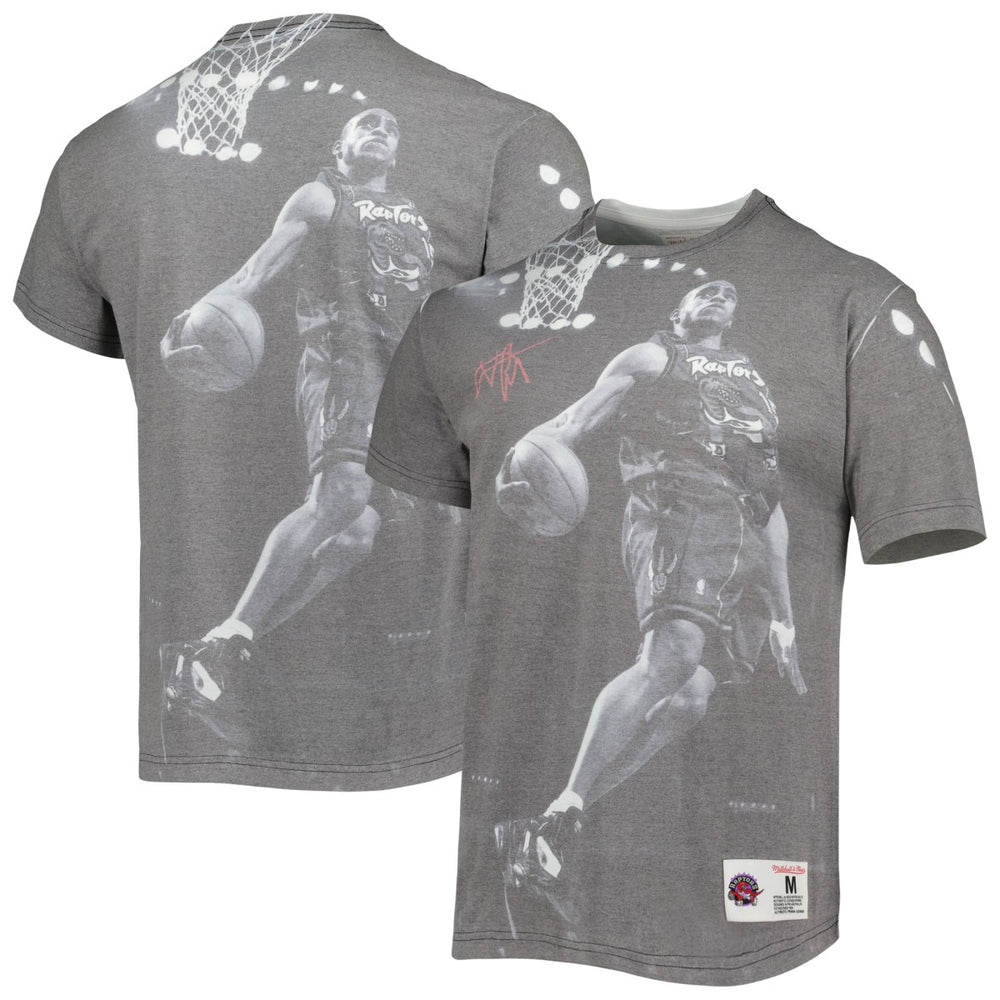 Mitchell & Ness - Vince Carter Toronto Raptors Above The Rim T-Shirt - Heather Gray