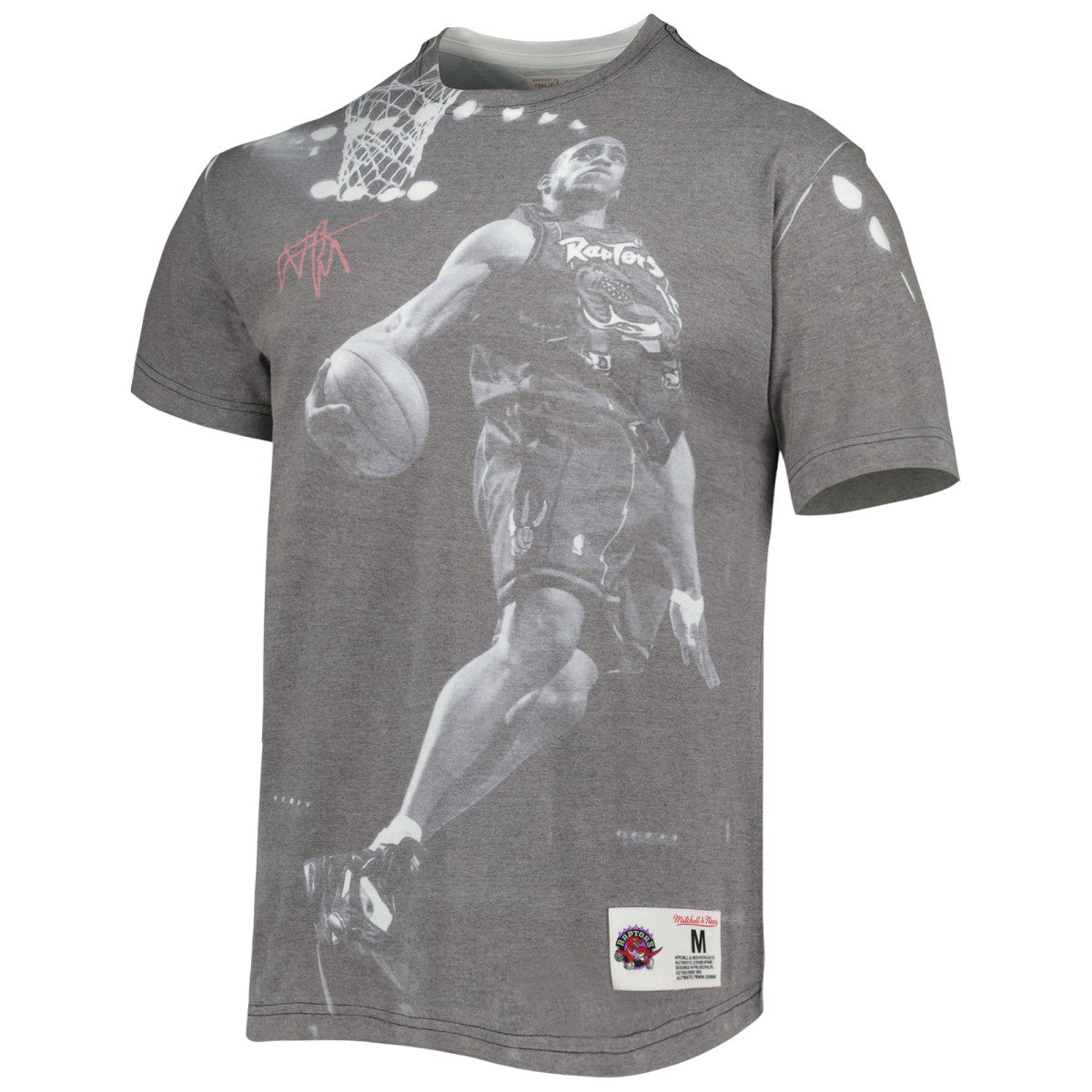 Mitchell & Ness - Vince Carter Toronto Raptors Above The Rim T-Shirt - Heather Gray