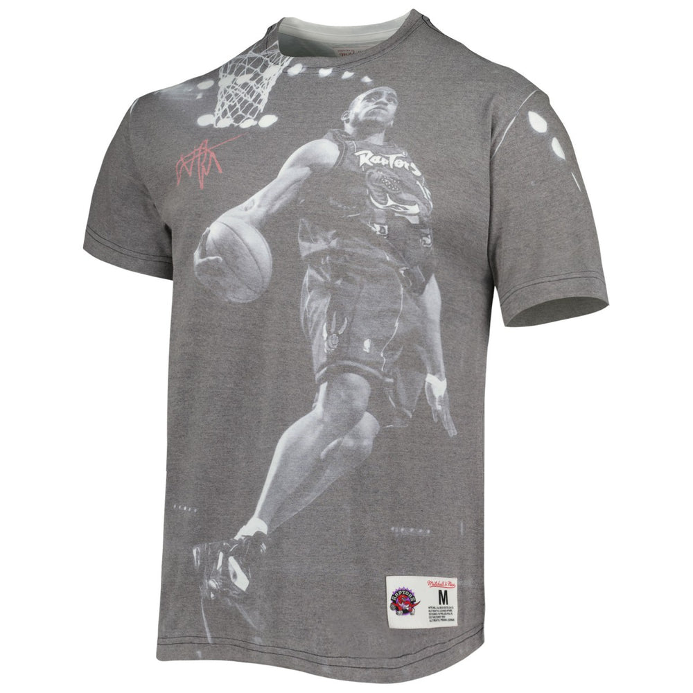 Mitchell & Ness - Vince Carter Toronto Raptors Above The Rim T-Shirt - Heather Gray