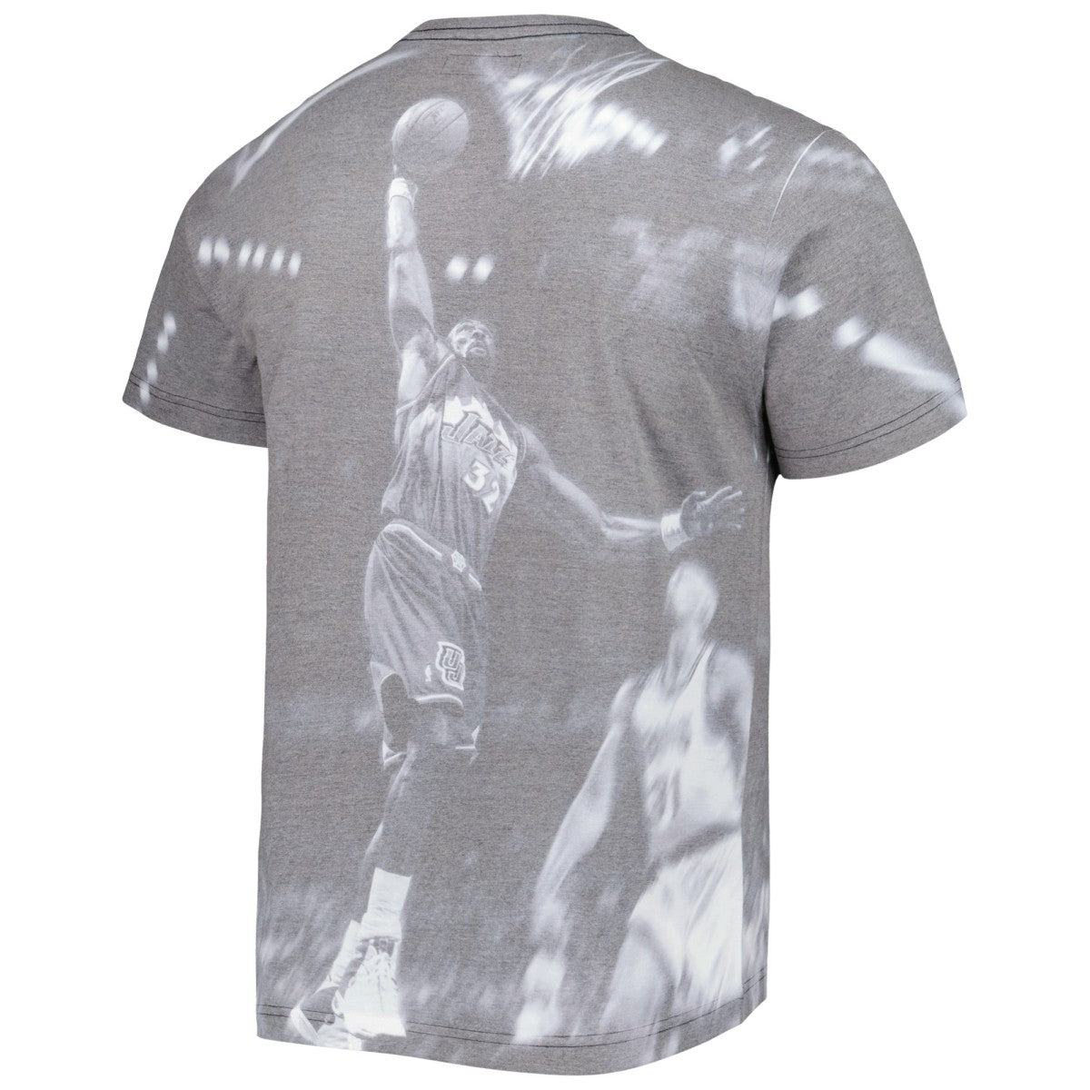 Mitchell & Ness - Karl Malone Utah Jazz Above The Rim T-Shirt - Heather Gray