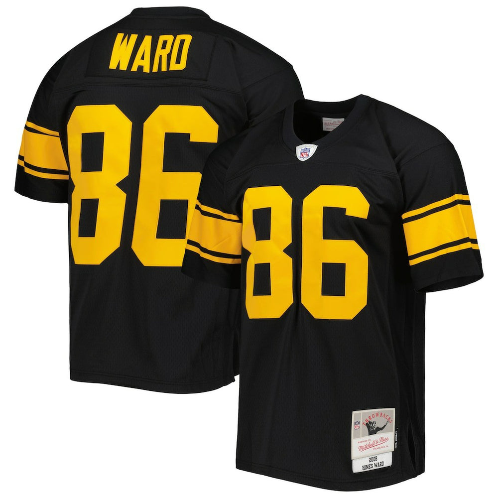 Hines Ward Pittsburgh Steelers Legacy Replica Jersey Black - Mitchell & Ness