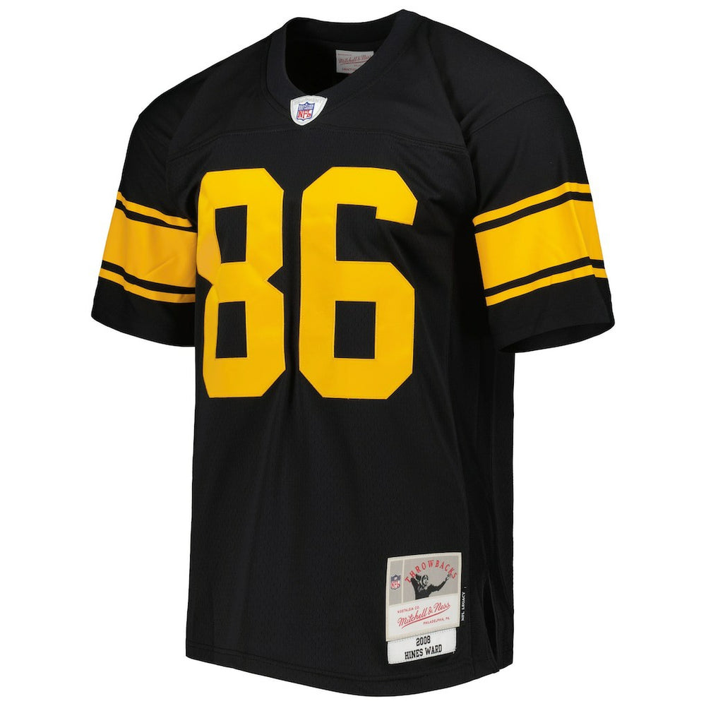 Hines Ward Pittsburgh Steelers Legacy Replica Jersey Black - Mitchell & Ness