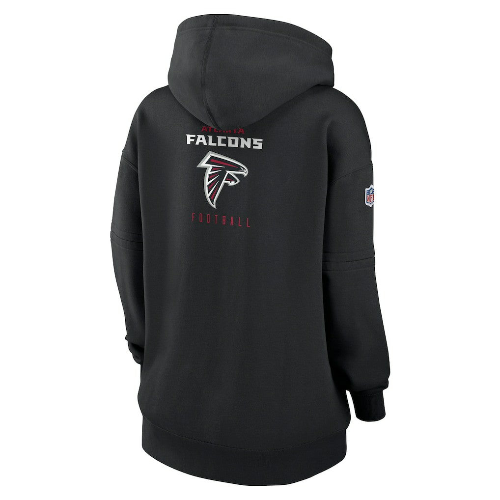 Atlanta Falcons Women's 2023 Sideline Club Fleece Pullover Hoodie Black - Nike