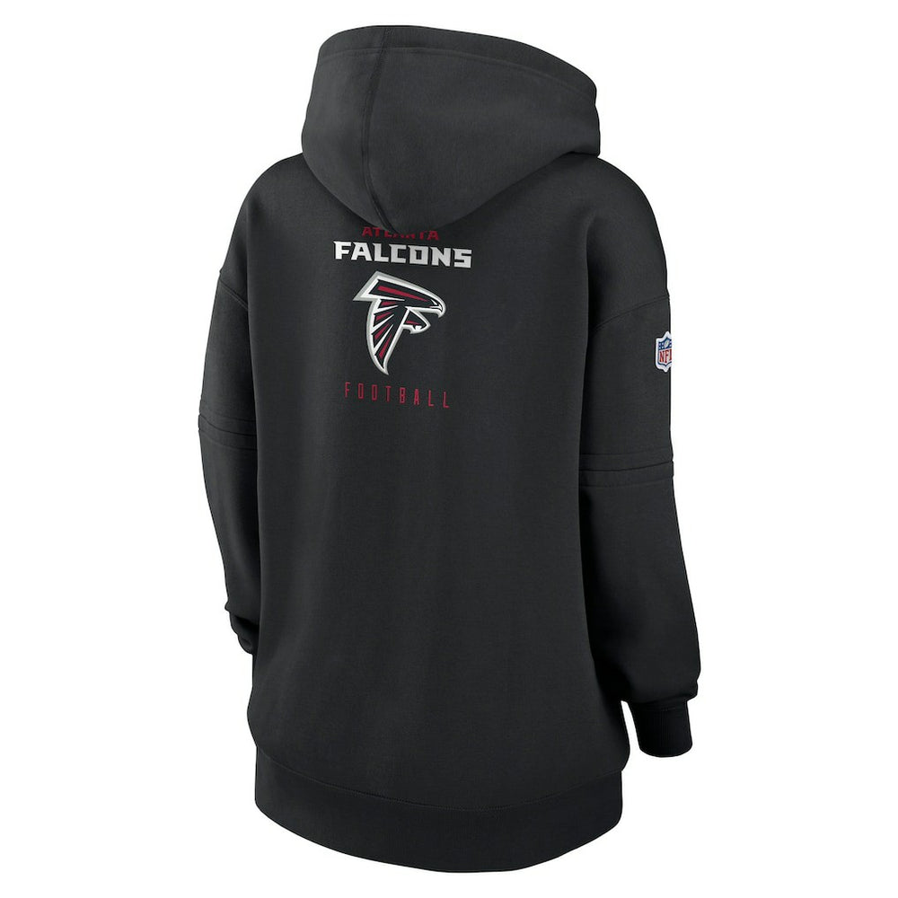 Atlanta Falcons Women's 2023 Sideline Club Fleece Pullover Hoodie Black - Nike