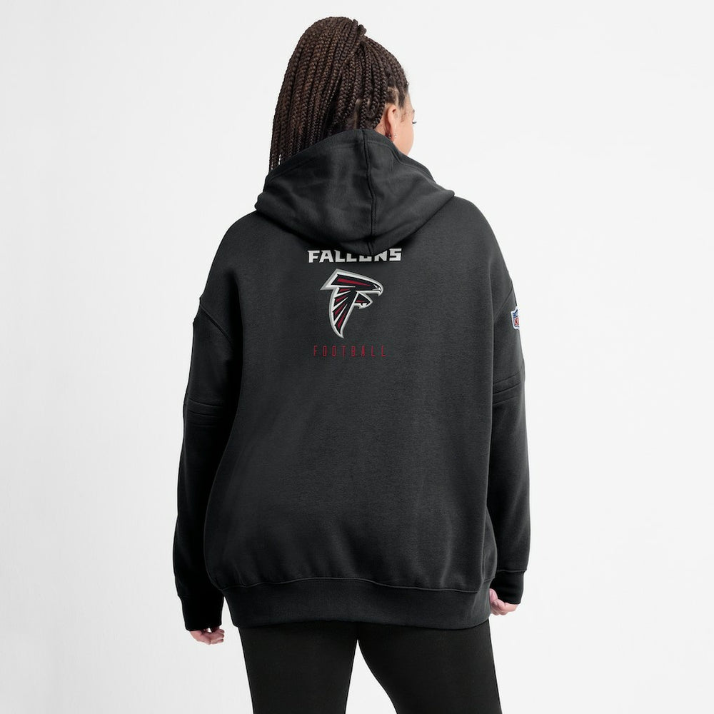 Atlanta Falcons Women's 2023 Sideline Club Fleece Pullover Hoodie Black - Nike
